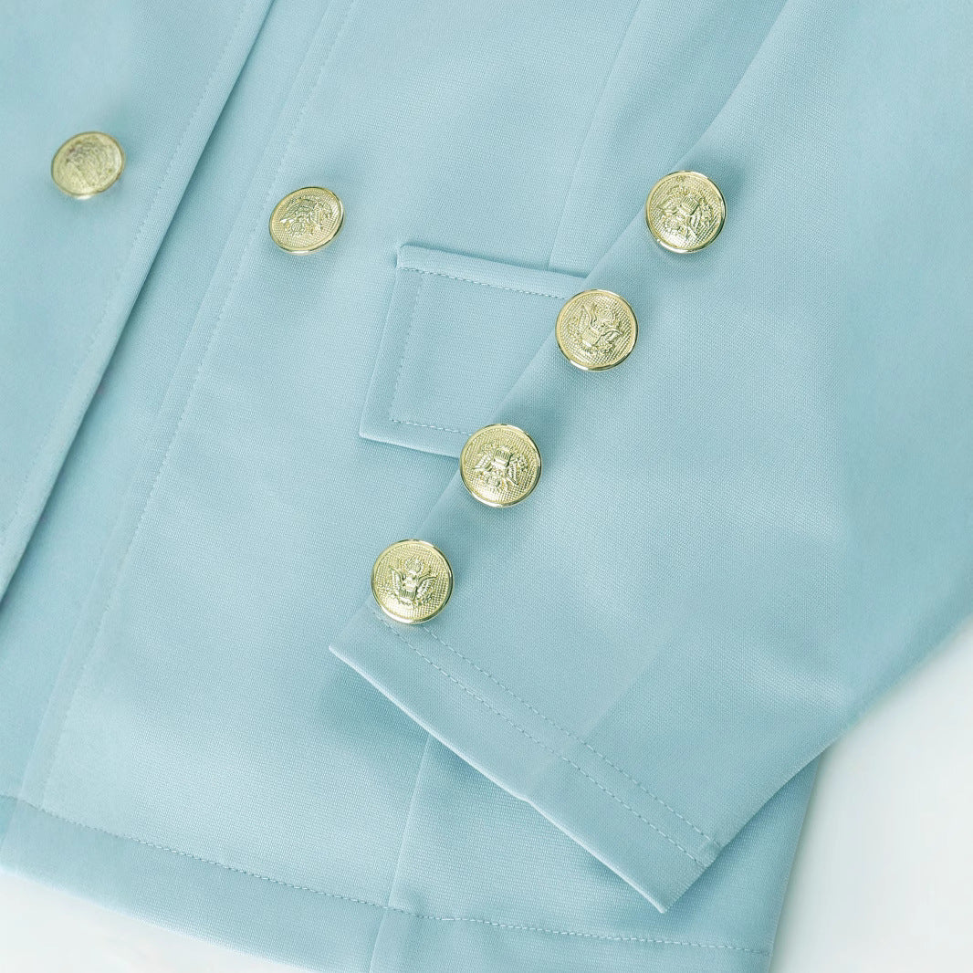 Abito Giacca E Pantalone Azzurri